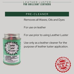 Leather Luster Patent Leather Polish, Cleaner, Conditioner – 12oz Made in USA