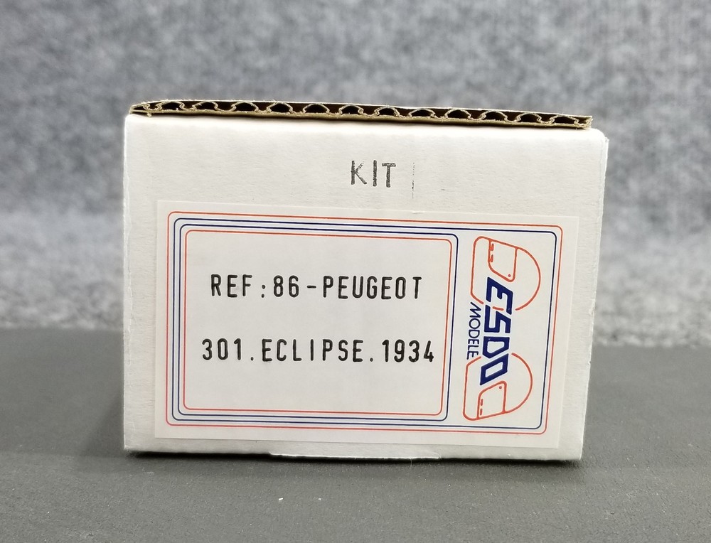 ESDO Model 1/43 Scale Model Kit Peugeot 301 Eclipse 1934 Made in France
