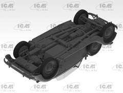 ICM 35542 Typ 320 W142 WWII German staff car with canopy raised 1/35 Model kit