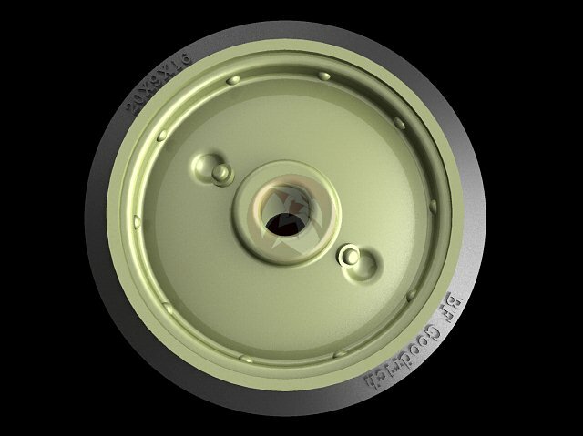 Panzer Art 1/35 Road Wheels for M4 Sherman Tank WWII Pattern #5 Convex RE35-635