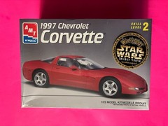 1997 CHEVROLET CORVETTE COUPE MODEL KIT AMT ERTL 1/25 SCALE NEW SEALED LOOK!!