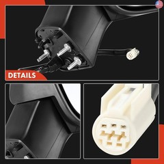 A-Premium Passenger Side Power Door Mirror – Compatible with Toyota RAV4 2019