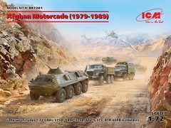 ICM DS7201 Plastic model kit 1:72 Afghan Motorcade (1979-1989) URAL, ATZ, BTR