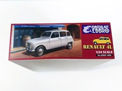 [Unassembled] EBBRO Renault 4L plastic model RENAULT 1/24 Ebro