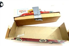Vintage HUBLEY 1930 PACKARD ROADSTER Metal Model Kit 860k-500 BUILT Partial Box