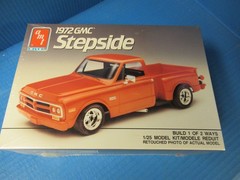 Vintage , AMT , 1972 GMC , Stepside Pickup Truck , 1/25 Scale , New