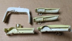 60s DASHBOARDS AMT Revell Monogram 1/24 1:25 Model Car Parts Set Of 5 Plastic