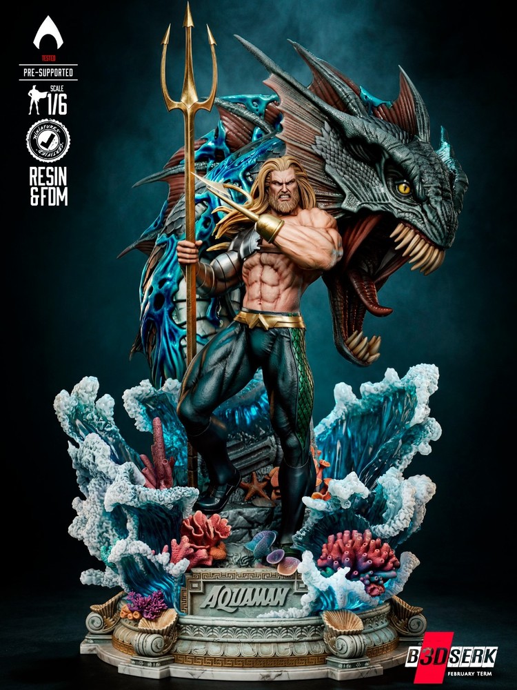 Aquaman Comic Style model kit unassembled Unpainted See Description