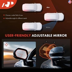 A-Premium Passenger Side Power Door Mirror – Compatible with Toyota RAV4 2019