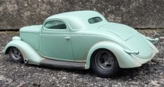 1/24 Scale: Resin 17/15-inch Vintage Halibrand Gasser Drag Wheels W/ Slicks