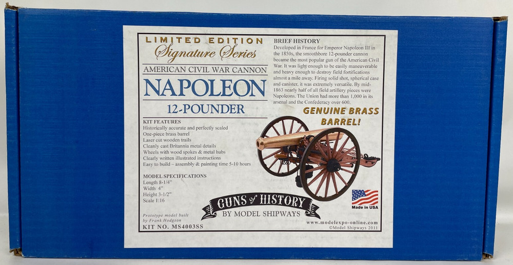 Guns of History Limitd Signature Series American Civil War Napoleon MS4003SS NEW