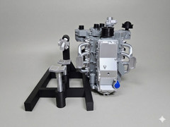 CHEVY CORVETTE ZR1 SUPERCHARGED ENGINE VROOM VROOM 3D PRINTED MODEL ENGINE