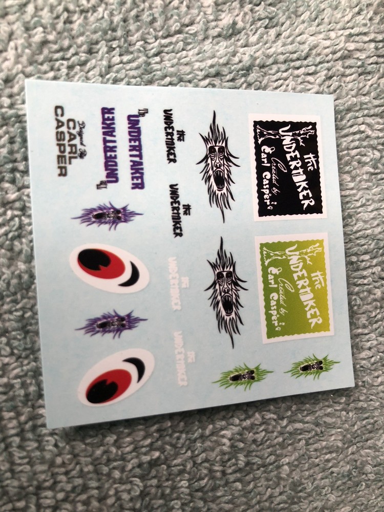 Clearance 1/25 Polar Lights Carl Casper Undertaker Dragster Decals Only