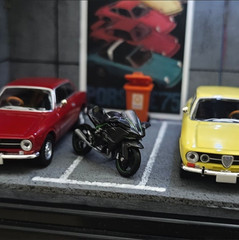 1/64 Motorcycle Motorbike KAWASAKI for 1:64 Miniature Figure Car Mini Diorama
