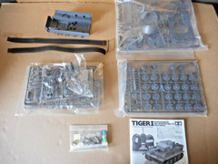 Vintage Tamiya German Tiger I Radio Control Tank Set Full 1/35 NIB Sealed Parts