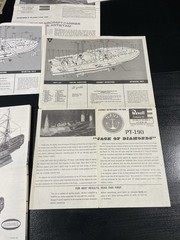 Vintage Revell Lindberg Walthers Model Kit Instructions More