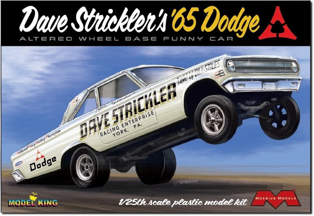 Mebius Model 1/25 Dave Strickler 1965 Dodge Altado Wheelbase Funny Car Plastic M