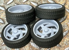 Resin 20 Inch Retro “Boyd’s ULT 1” Model car Wheels/Tires 1/24 1/25 scale