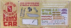 1958 Edsel Funny Car “UNREAL” AMT 1321 scale model kit 1/25