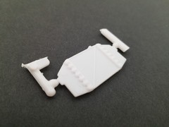 1966 Malibu SS RADIATOR for Revell Monogram 1:24 Model 66 Chevelle