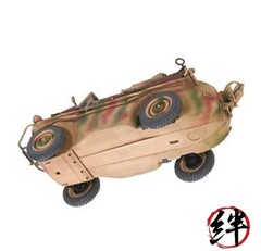 Tamiya 1/48 No. 06 German Army Pkw.K2s Schwimmwagen Type 166 Plastic Model Kit