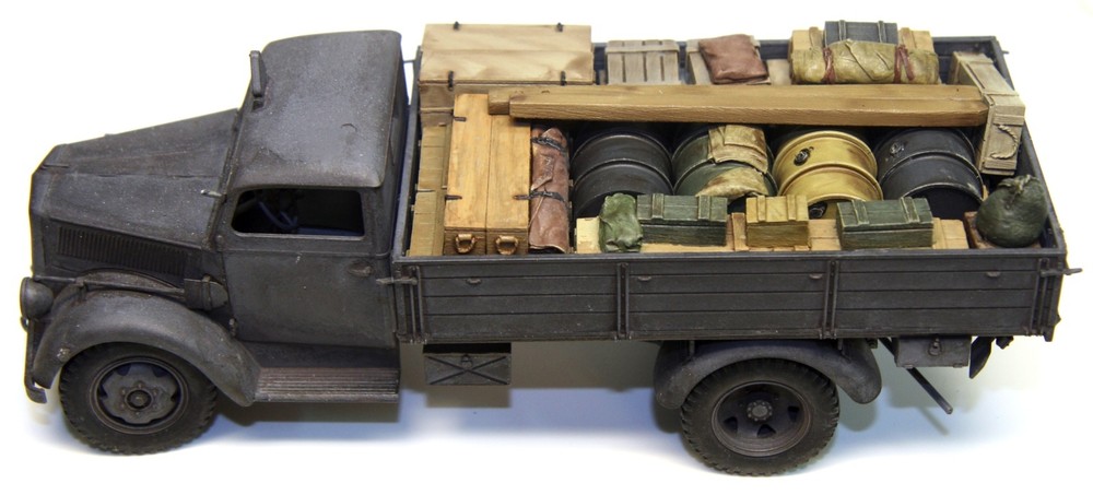1/35 German Truck Load #1 Resin – Opel Blitz and Tamiya Cargo Truck – Value Gear