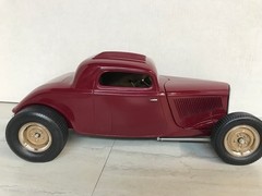 1/8 scale Chopped 1933 1934 Ford 3-window Coupe Body Only Best Available