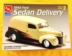 1/25 Vintage 1940 Ford Sedan Delivery Truck Kit