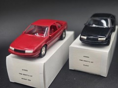 2 AMT/ERTL 1988 Beretta GT Promo Model Car – Red #6103EO Black 6088EO