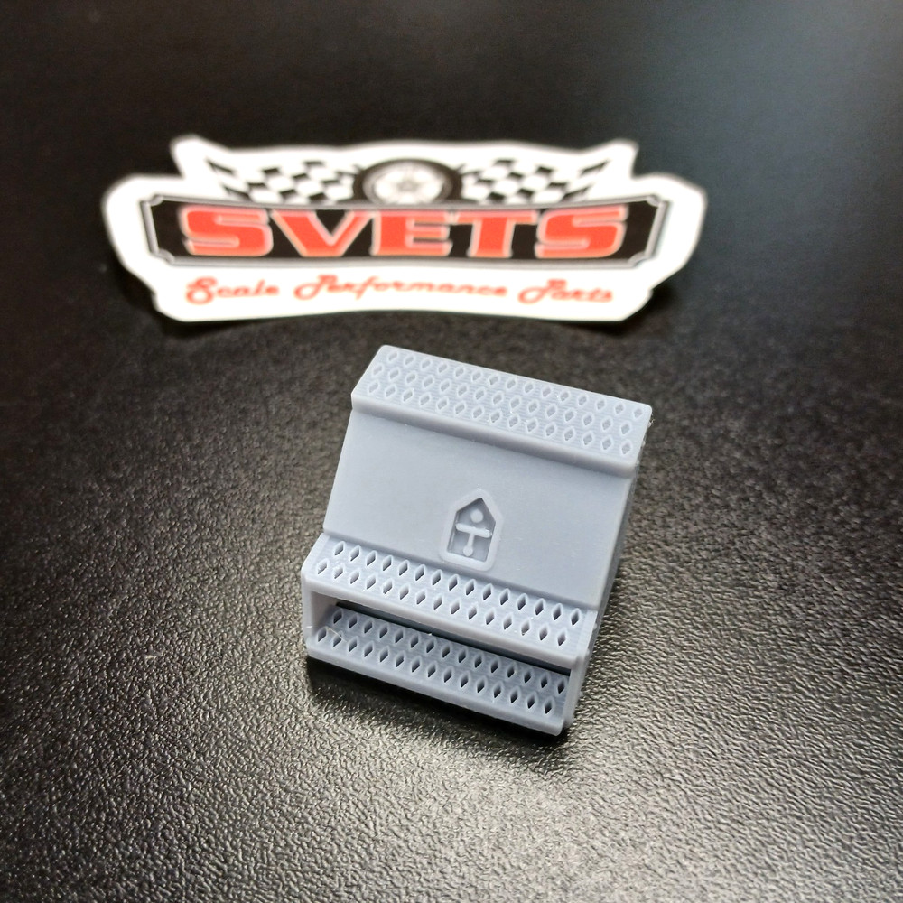 1/24 1/25 Scale 3D Resin Semi Truck Diamond Plate Aluminum Saddle Step Tool Box