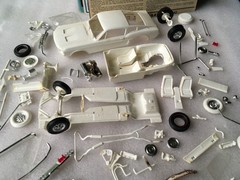 Vtg AMT 68 Ford Mustang GT 1/25 Model Car Kit Customizing 6168-200 Partial Built