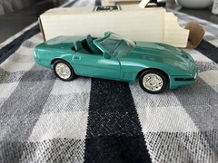 AMT/ERTL Limited Edition 1991 Corvette Convertible Promo Model #6737EO Turquoise