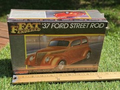 Monogram Fat Fendered ’37 Ford Street Rod Model Kit #2757 1:24 New Sealed*