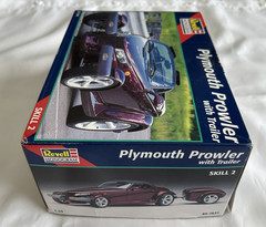 Revell Monogram Plymouth Prowler Car with Trailer Plastic Model Kit Sealed 1/25
