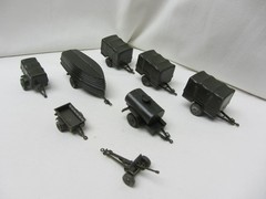 Roco Minitanks DBGM #149 151 152 153 Jeep Water Boat and Cargo Trailers U Pick