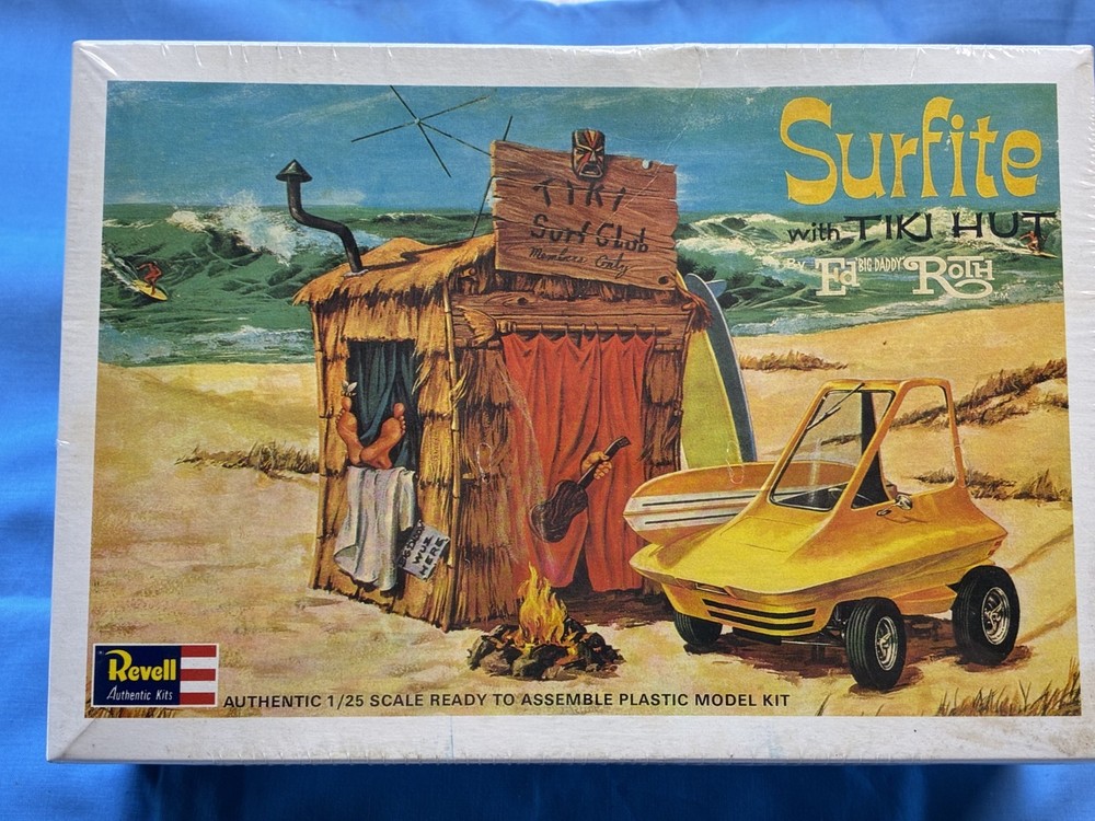 Surfite with Tiki Hut Ed Big Daddy Roth REVELL 1/25 Model Kit #H1240 NEW/SEALED