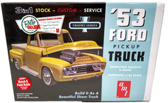 AMT 882 1953 Ford Pickup Truck 3n1 Trophy Series 1/25 Model Retro Deluxe Sealed