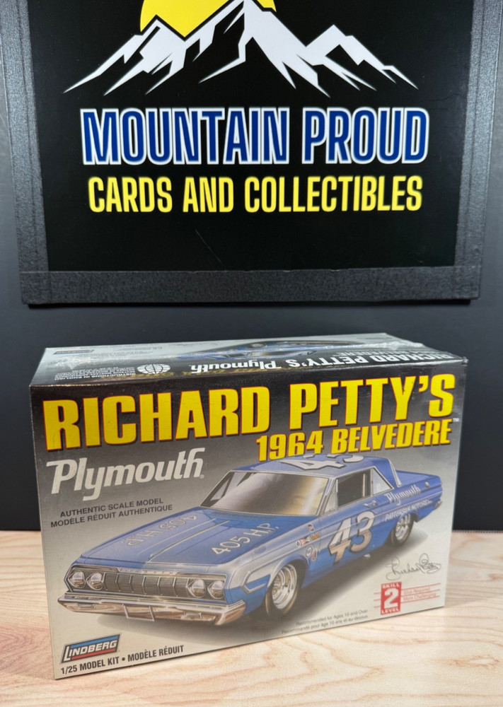 LINDBERG RICHARD PETTY’S 1964 BELVEDERE 1:25 SCALE KIT #72164 VINTAGE SEALED NIB