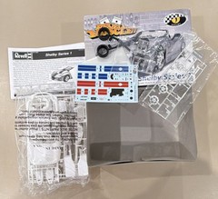 Revell Shelby Series 1 1:25 Plastic Unassembled Model Kit Decals 85-2534