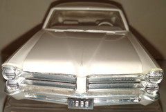 1965 AMT PONTIAC BONNEVILLE ORIGINAL ISSUE 3 IN 1 UNPAINTED BUILT UP MODEL KIT