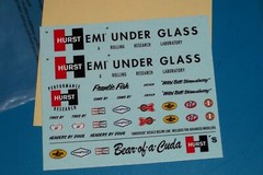 1:25 Scale Hurst “Hemi Under Glass” Barracuda R/E Wheel Stander Drag Car