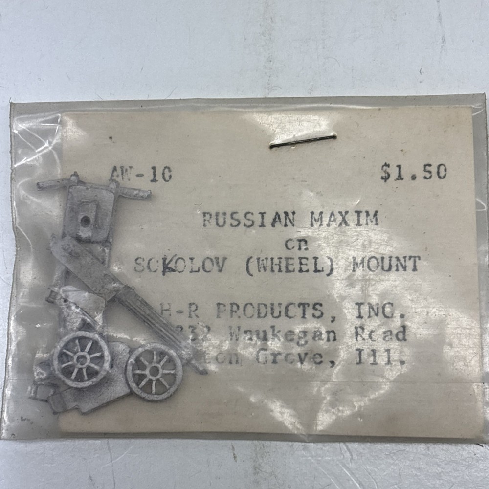 H-R Products Inc. Metal Toy Kit. Russian Maxim On Wheel Mount