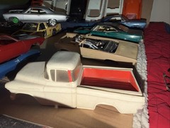 Lot Of 37 Vintage Junkyard Model Parts & Bodies Chargers ‘57 Chevy Impala Monte