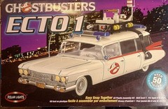 59 CADILLAC AMBULANCE ECTO1 – EMERGENCY LIGHTS – POLAR – MODEL CAR KIT PARTS LOT