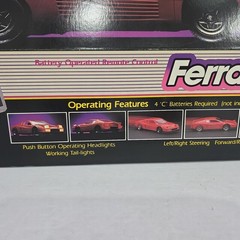 New Bright 1988 FERRARI TESTAROSSA NEW BRIGHT R/C No. 209 Open Box Remote Contro