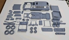 ABS-LIKE RESIN 3D PRINTED 1/25 1973 OLDSMOBILE VISTA CRUISER STATION WAGON KIT