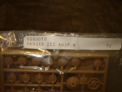 ESCI 8001B Bag Model kit Panzer III Ausf.M 1/72 Factory Sealed No Instructions