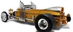 Race Car Custom Built with Ford Mustang Engine Classic Model Carousel GOLD1 18GT