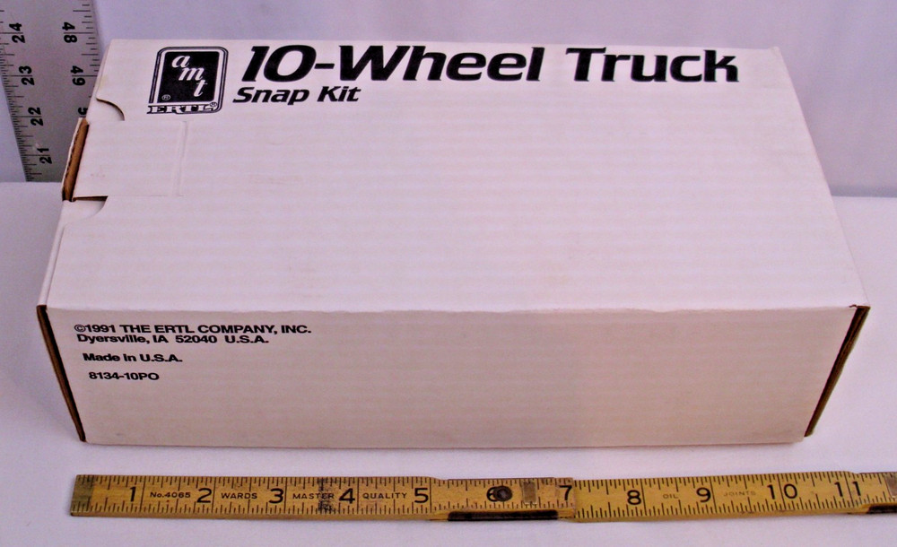 AMT BIG RIG 10 WHEEL TRUCK SNAP BLUEPRINTER MODEL KIT 8134 1991 NEW IN BOX