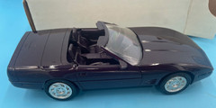 AMT 1992 Chevrolet Corvette Convertible Black Rose Metallic Promo Model 6577 NIB
